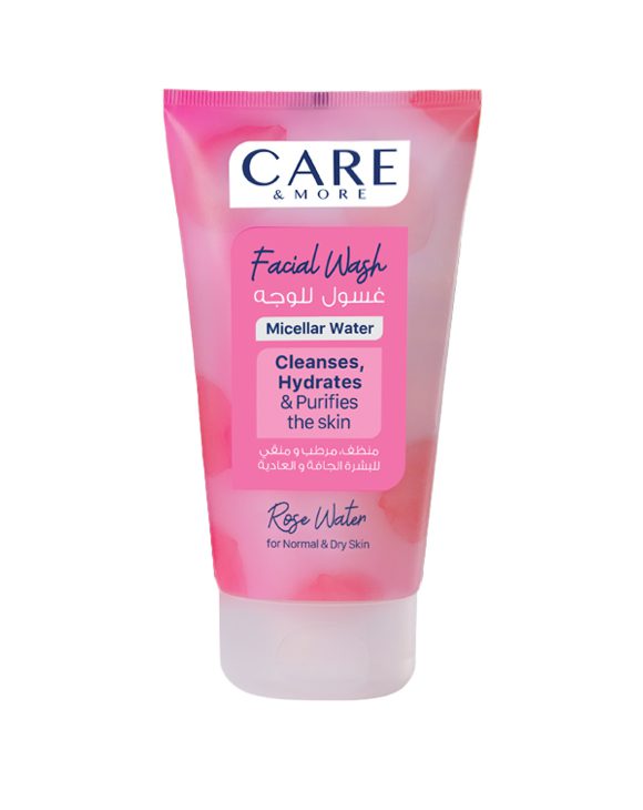 Facial-wash-rose Care & More Facial Wash For Dry & Normal Skin - 150ml - Image 1