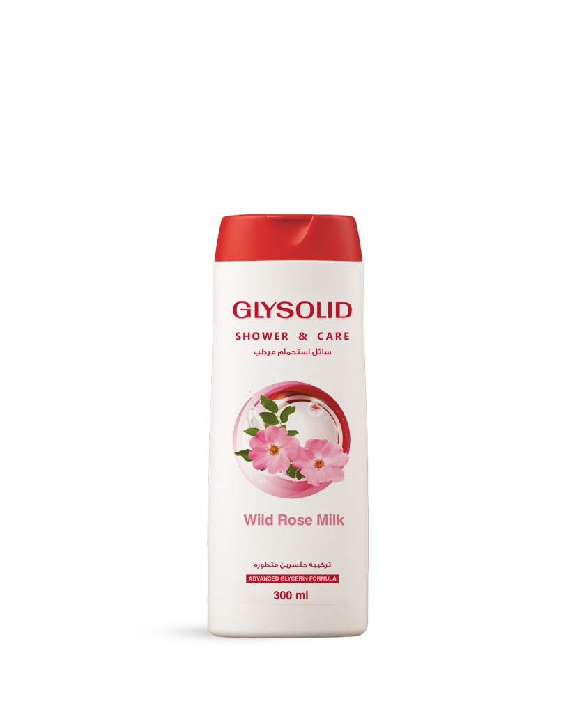 shower gel wild rose 300 ml Glysolid Shower - Wild Rose Milk - Image 1