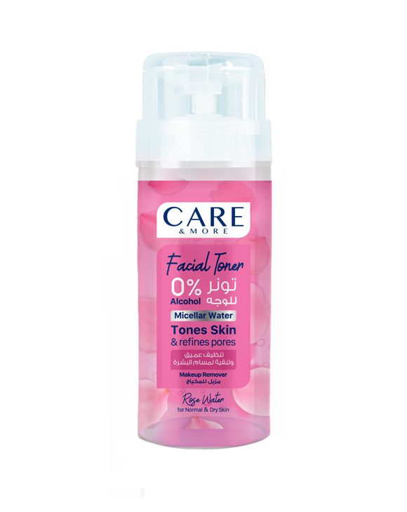 toner rose Care & More Facial Toner For Dry & Normal Skin - Rose Water - 150ml - Image 1
