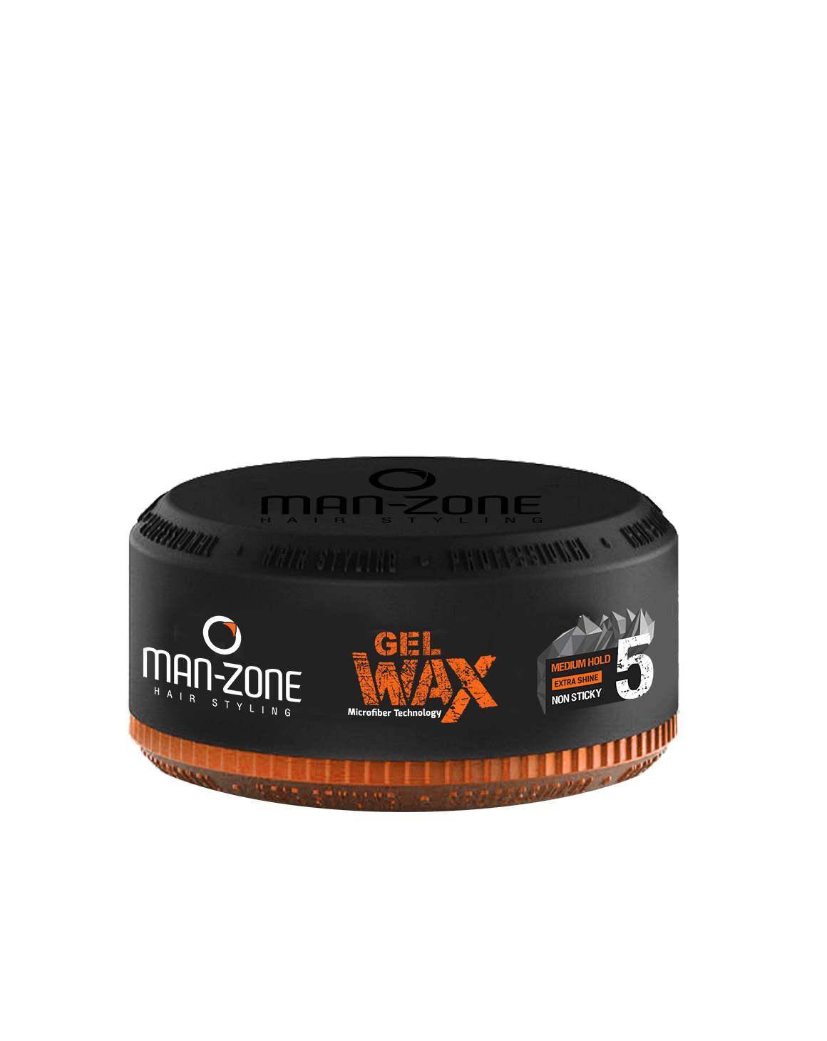 wax-orange MAN ZONE Fiber Gel Wax - Extra Shine - 125ml - Image 1