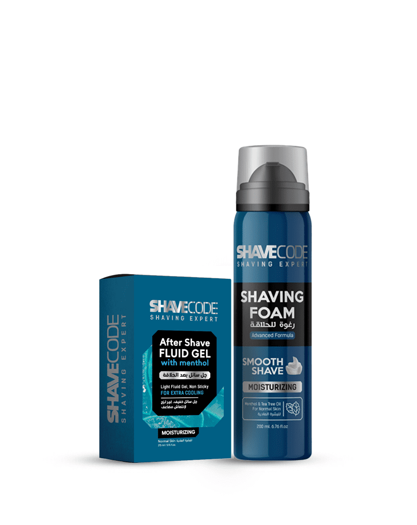 shavecode-menthol-tp Shave Code Promo TP (Shaving Foam Menthol 200 ml + After Shave Gel Menthol 175 ml) - Image 1