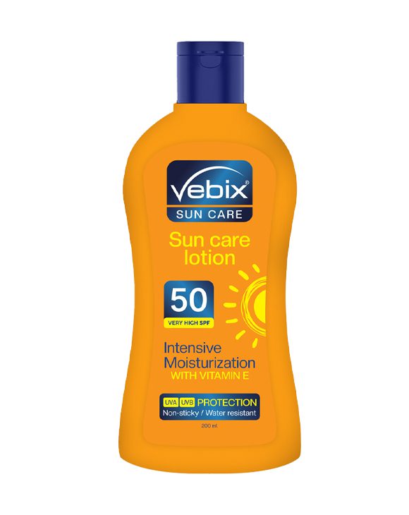 vebix-sun-care-lotion (SPF 50) فيبكس صن لوشن 200 مل - الصورة 1